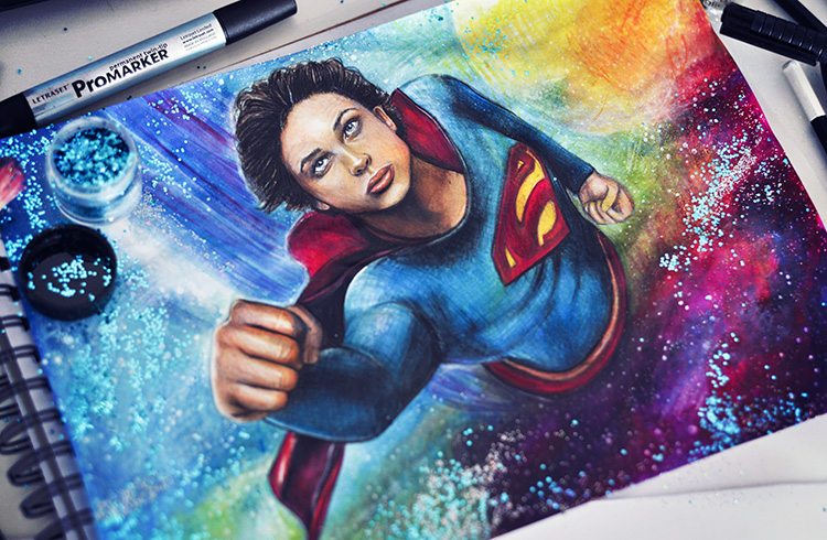 Drawing_Tom_Welling_Superman