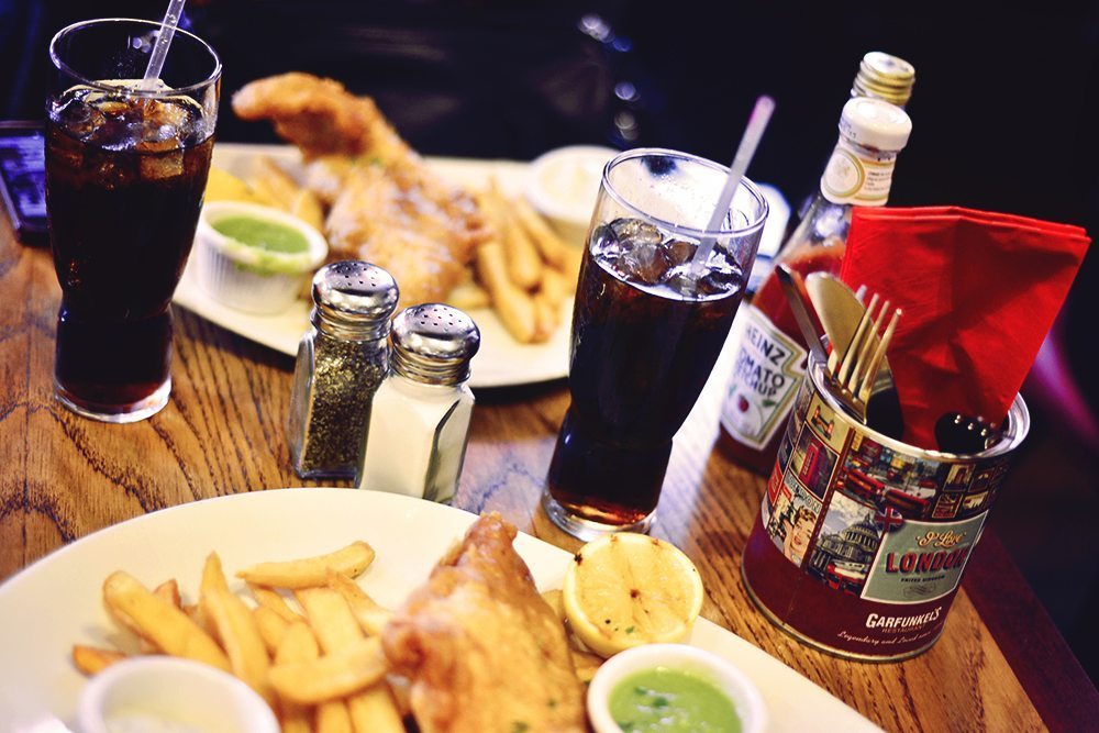 Fish & Chips på Garfunkel's