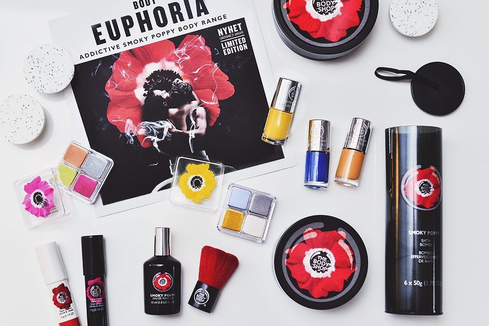 The Body Shop Addictive Smoky Poppy Body Range & Colour Euphoria 