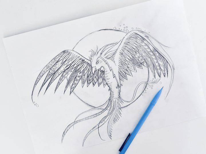 Phoenix drawing