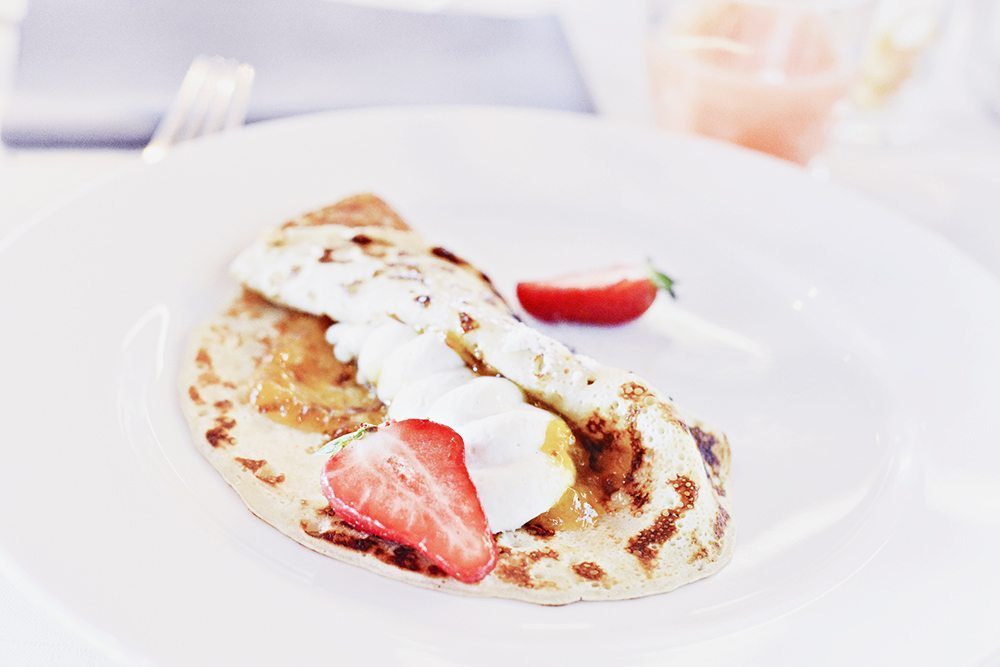 Pannkakor till frukost på Silja Serenade