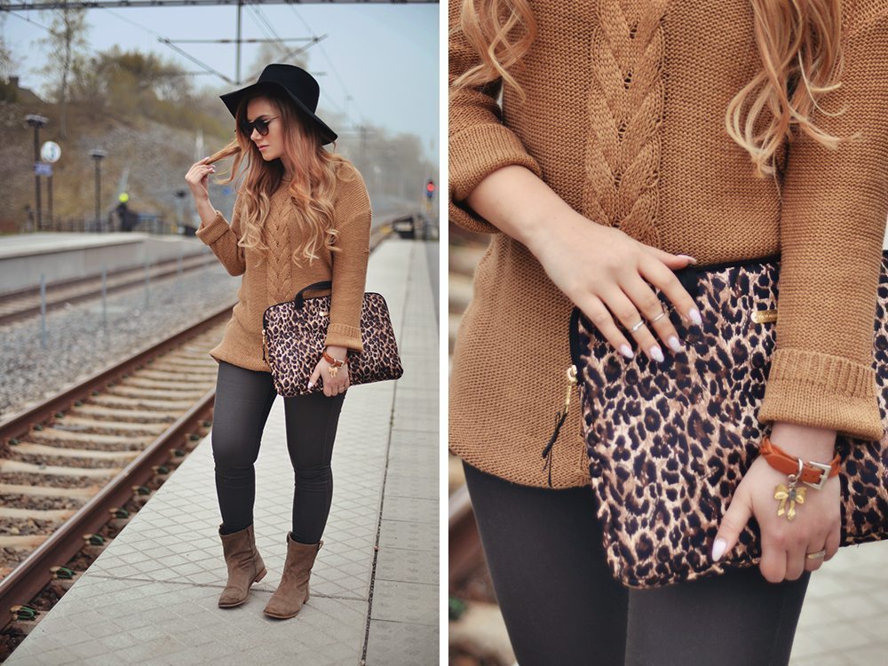 Beige Leopard Outfit