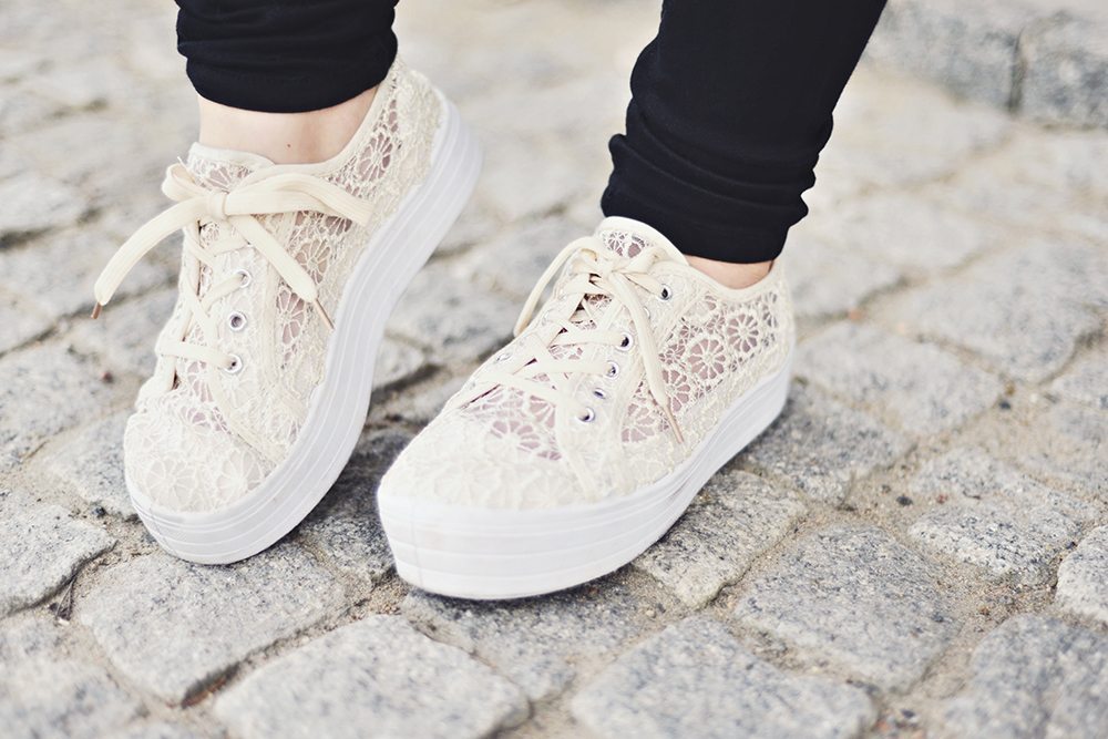 Lace Platform Sneakers