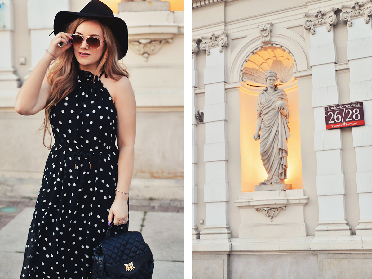 Warsaw outfit: Polka dots & hat 