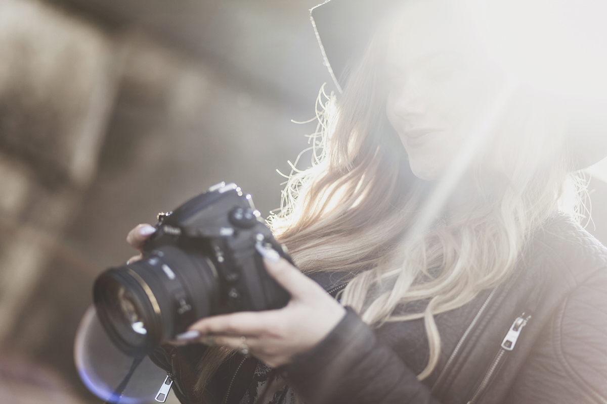 Photoshoot med Helena Gunnare vid Stockholms stadshus