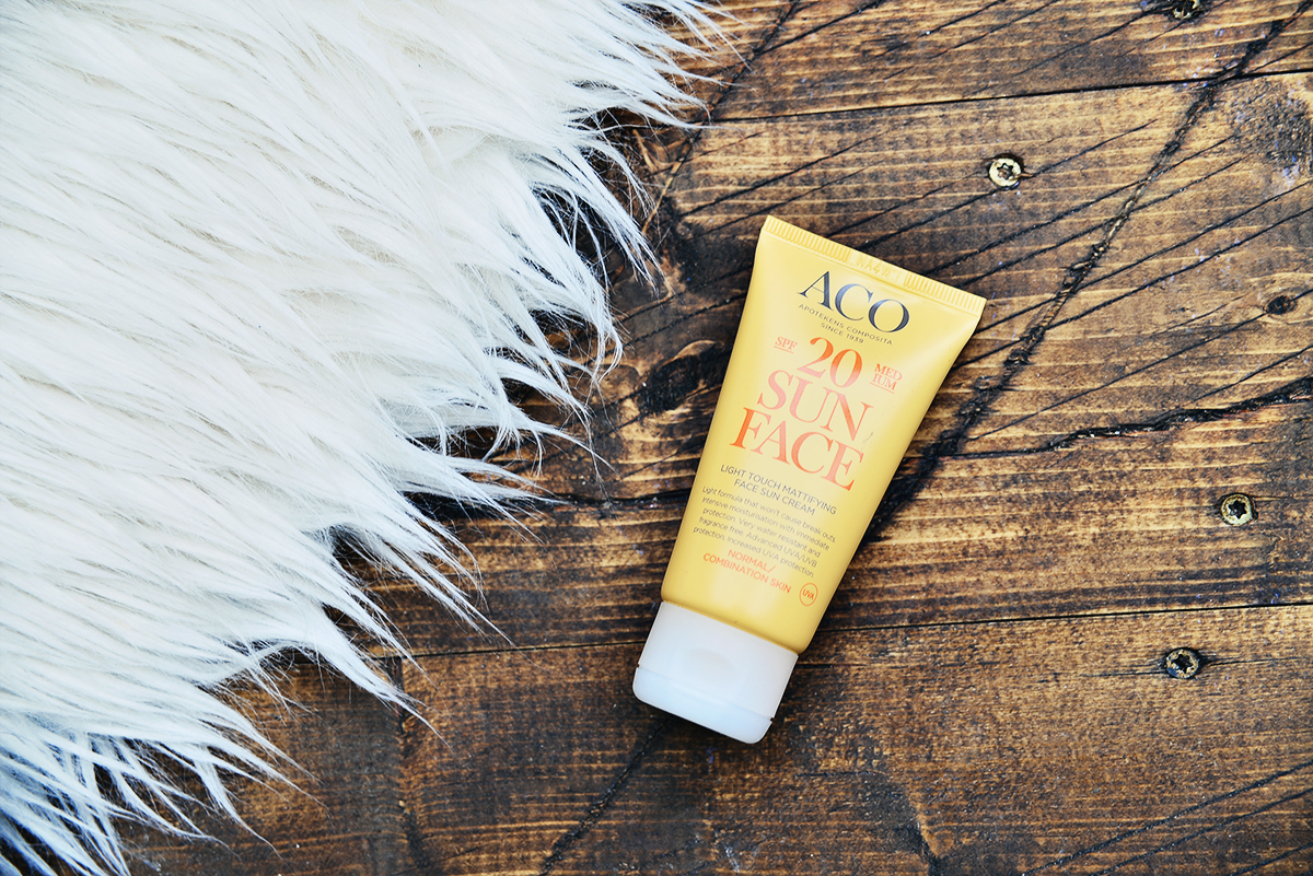 ACO Sun Mattifying Face Sun Cream SPF 20