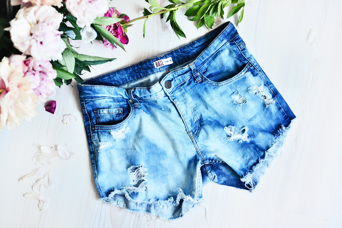 DIY: Slitna jeansshorts av jeans 