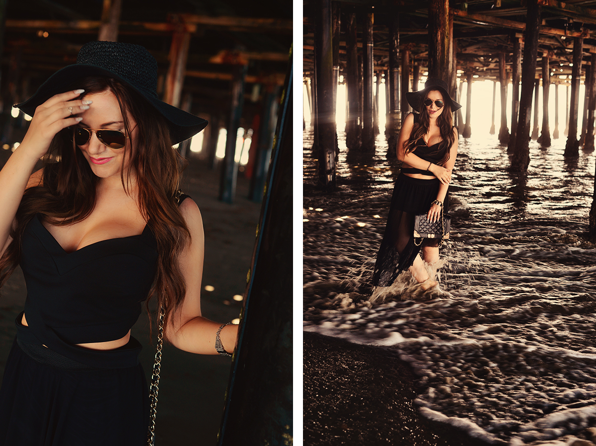 Photoshoot under The Santa Monica Pier