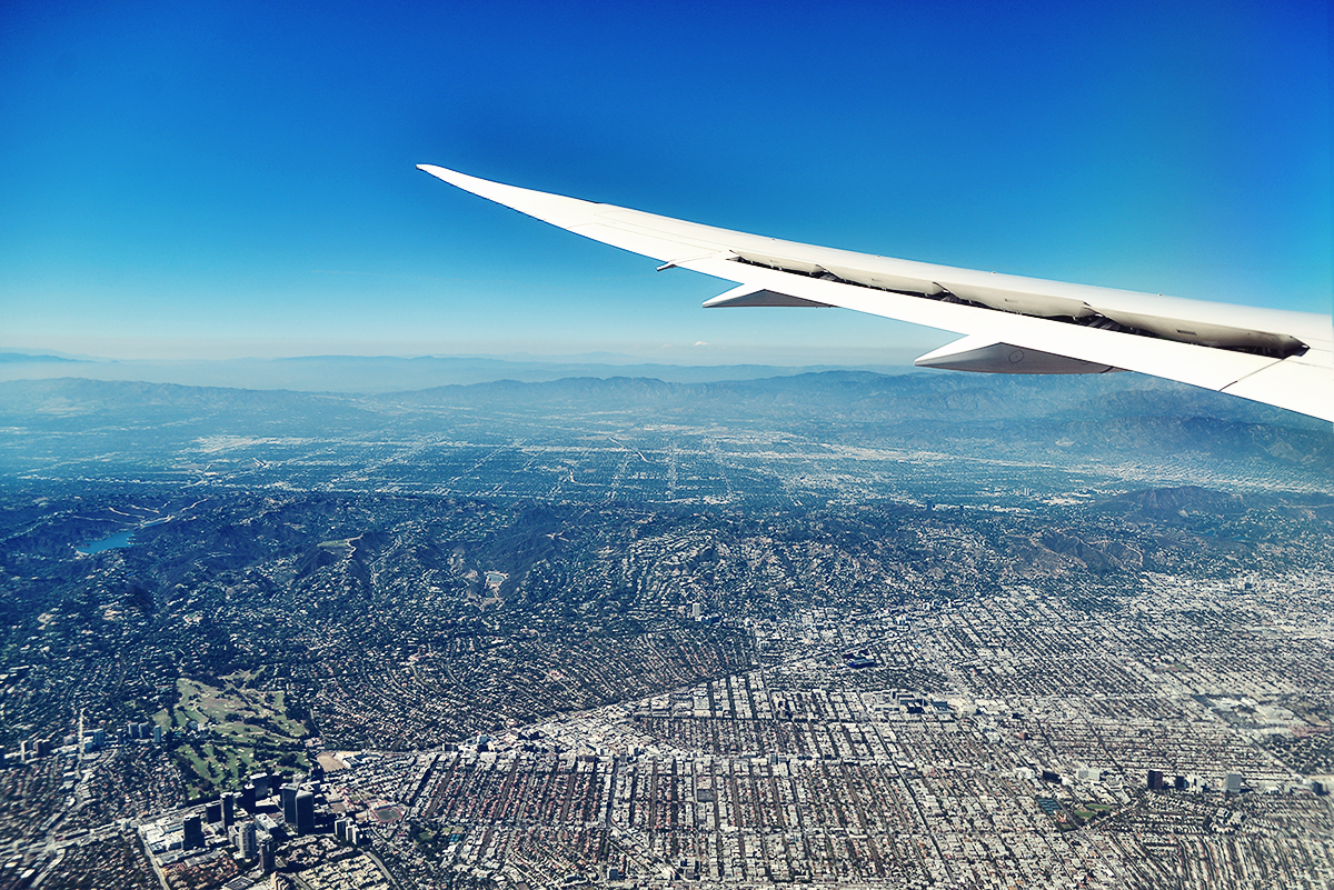 California from above 