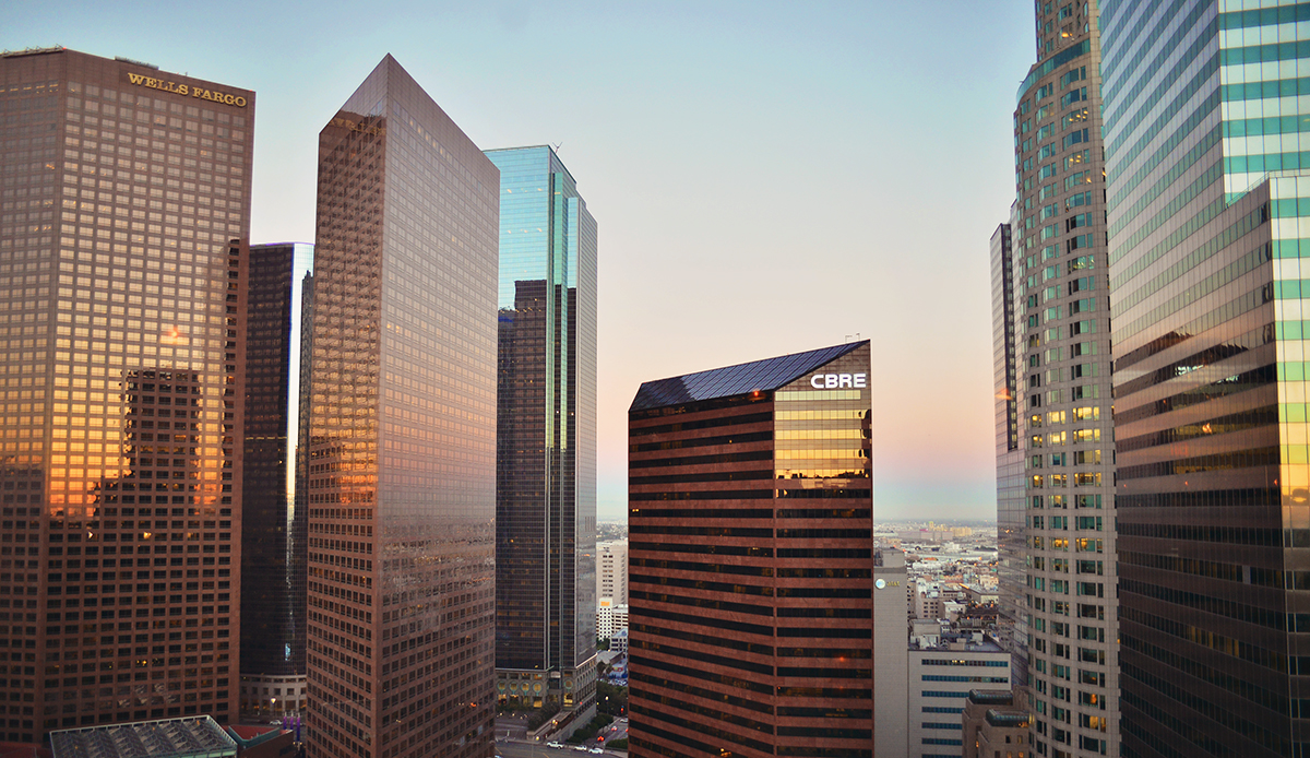 View from The Westin Bonaventure Hotel & Suites