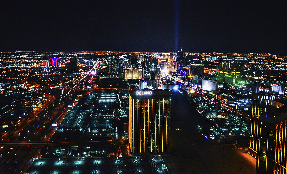 Helikopter över Las Vegas