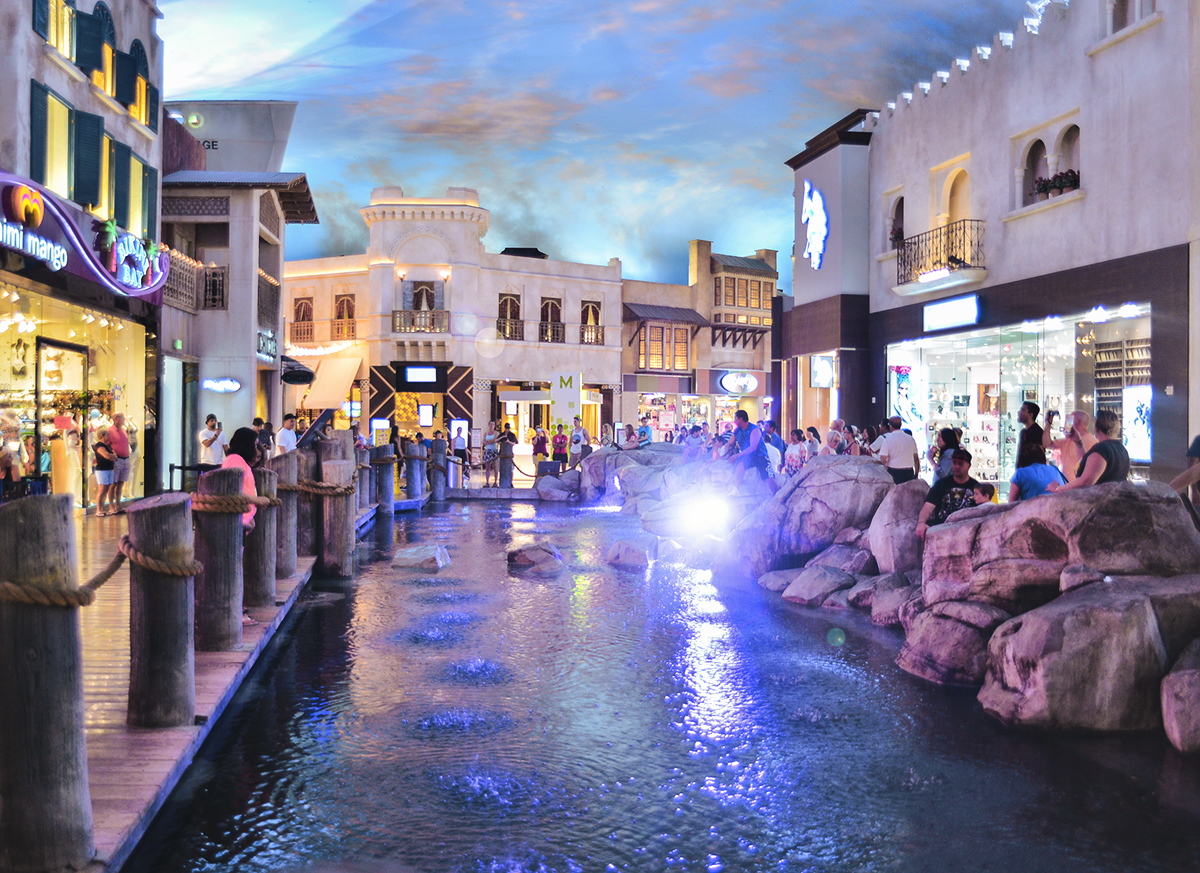 The Rainstorm & Fountain at Miracle Mile Shops