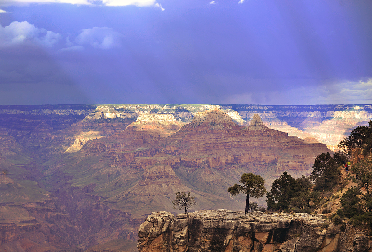 Thunderstorm in Grand Canyon South Rim