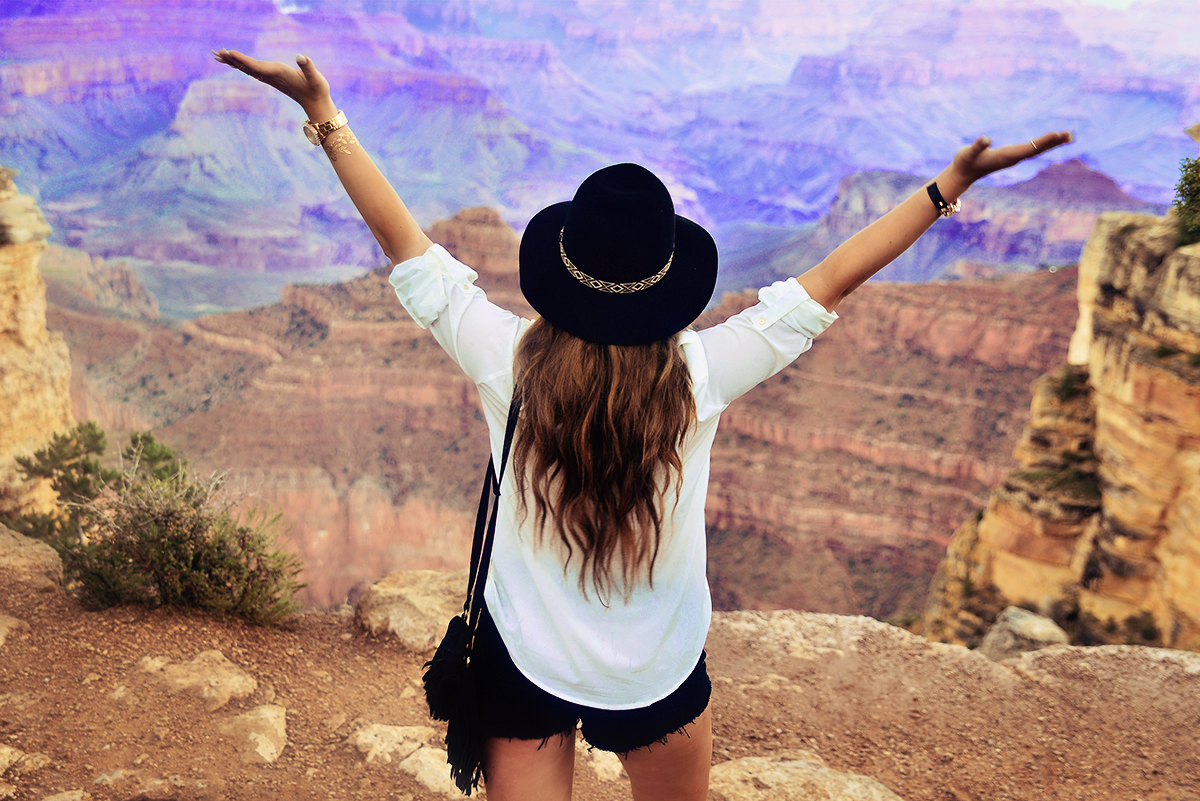 On top of the world in Grand Canyon