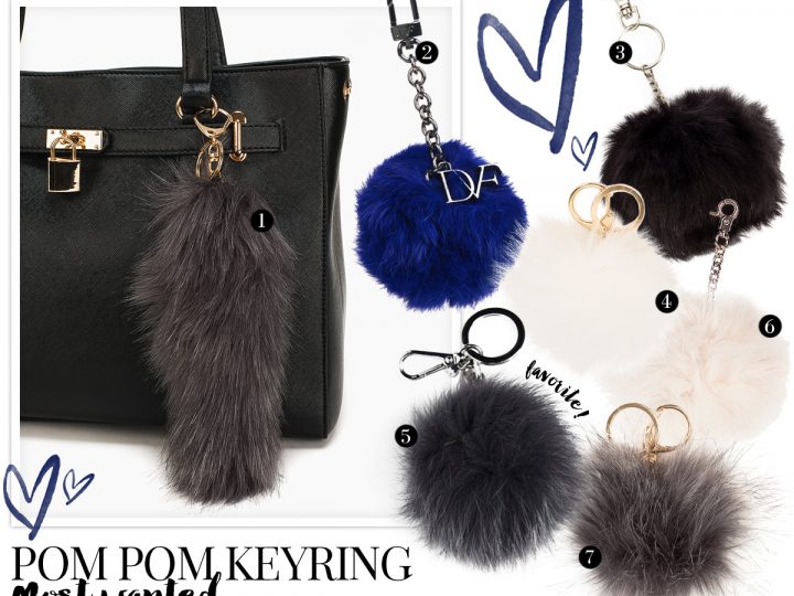 Pom Pom Keyring