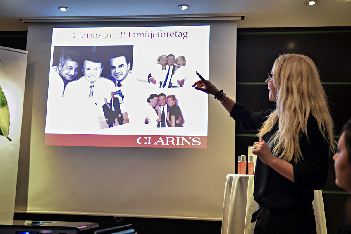 Clarins - familjeföretag