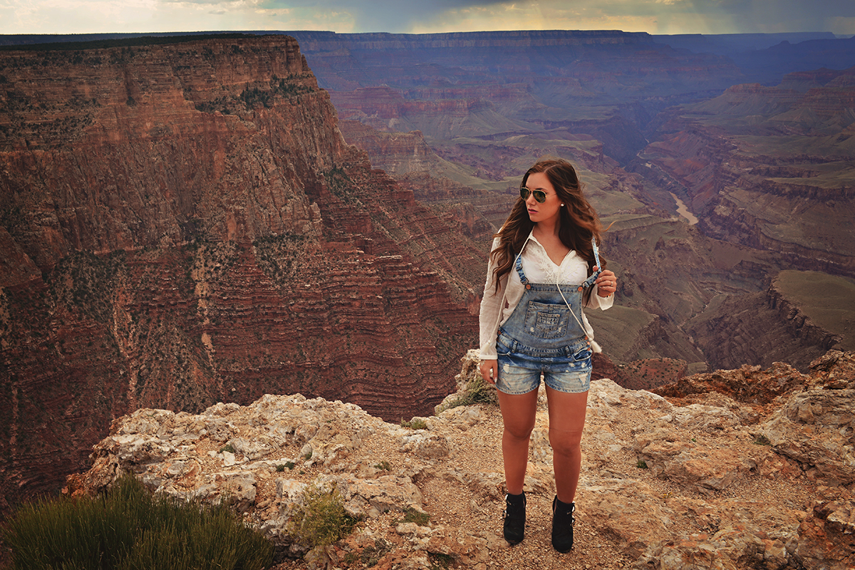 Grand Canyon outfit - Denim overalls