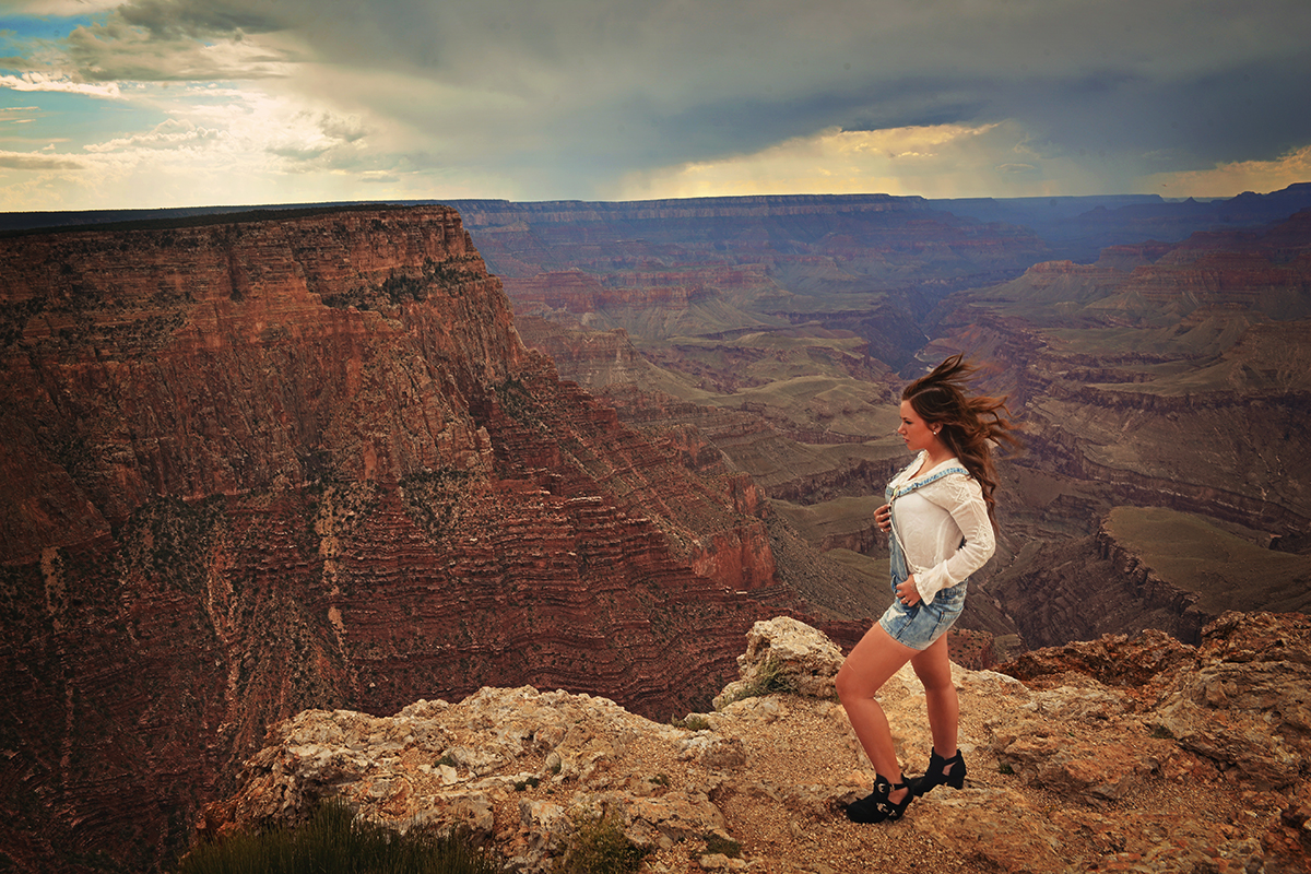 Grand Canyon outfit - Denim overalls