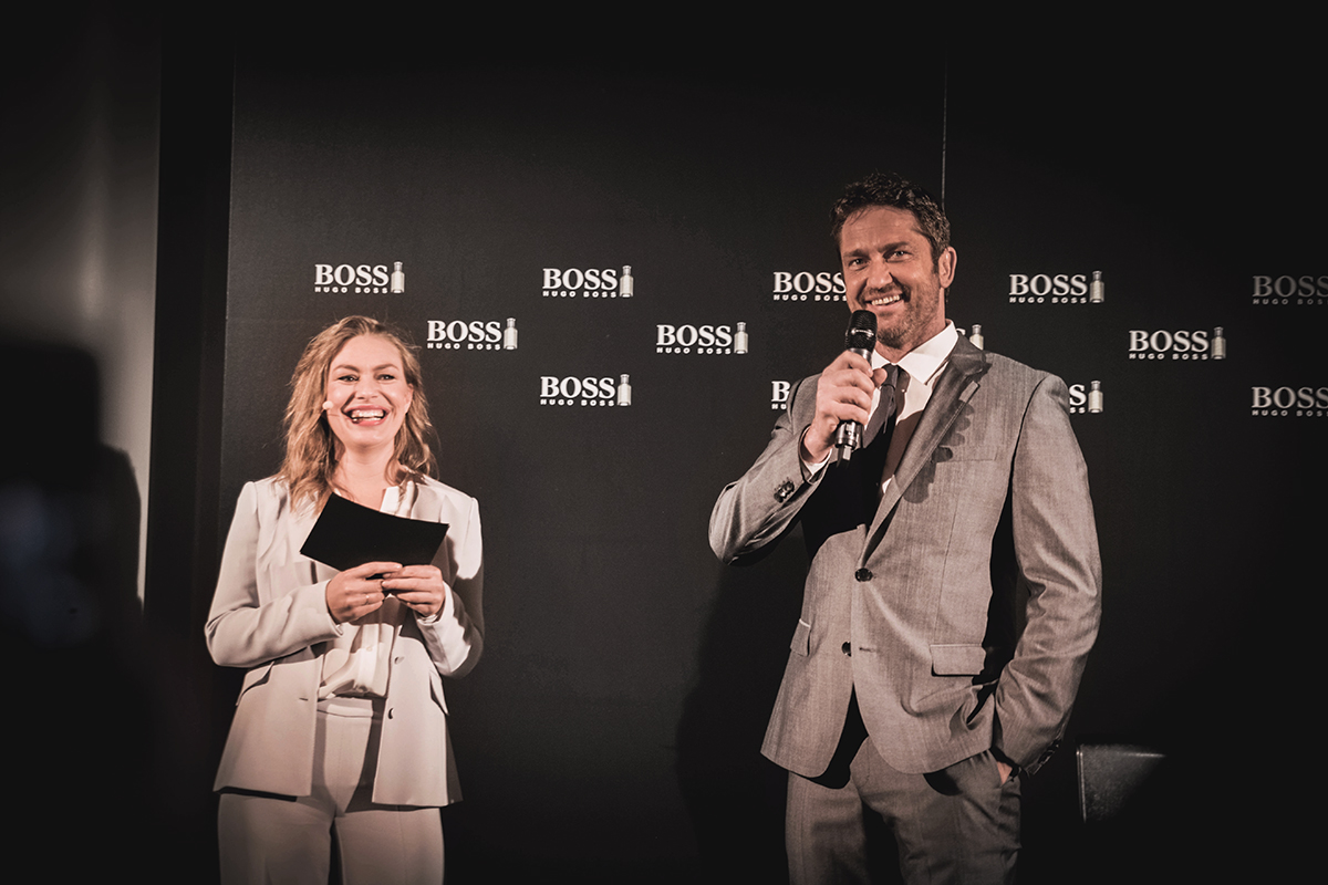 Gerard Butler for Hugo Boss