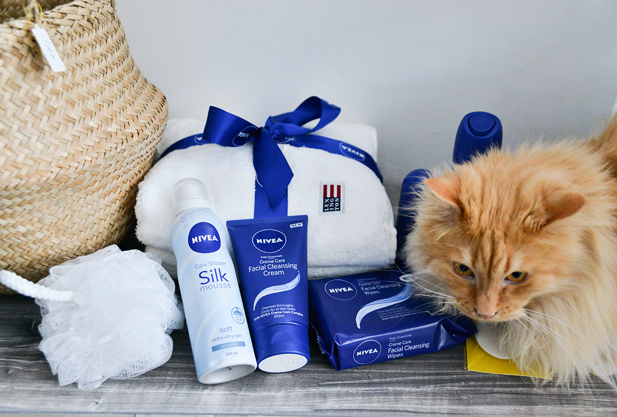 Nivea Care Shower Silk Mousse, Cream Care Facial Cleansing Cream & Creme Care Faial Cleansing Wipes