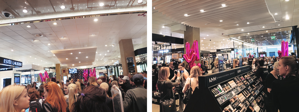 Event med NYX Cosmetics i Stockholm