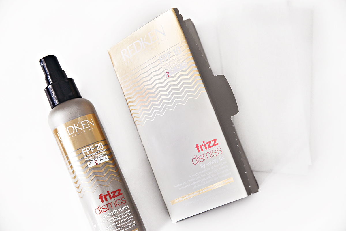 Frizz Dismiss Smooth Force Lightweight Smooting Lotion Spray & Fly-Away Fix Finishing Sheets