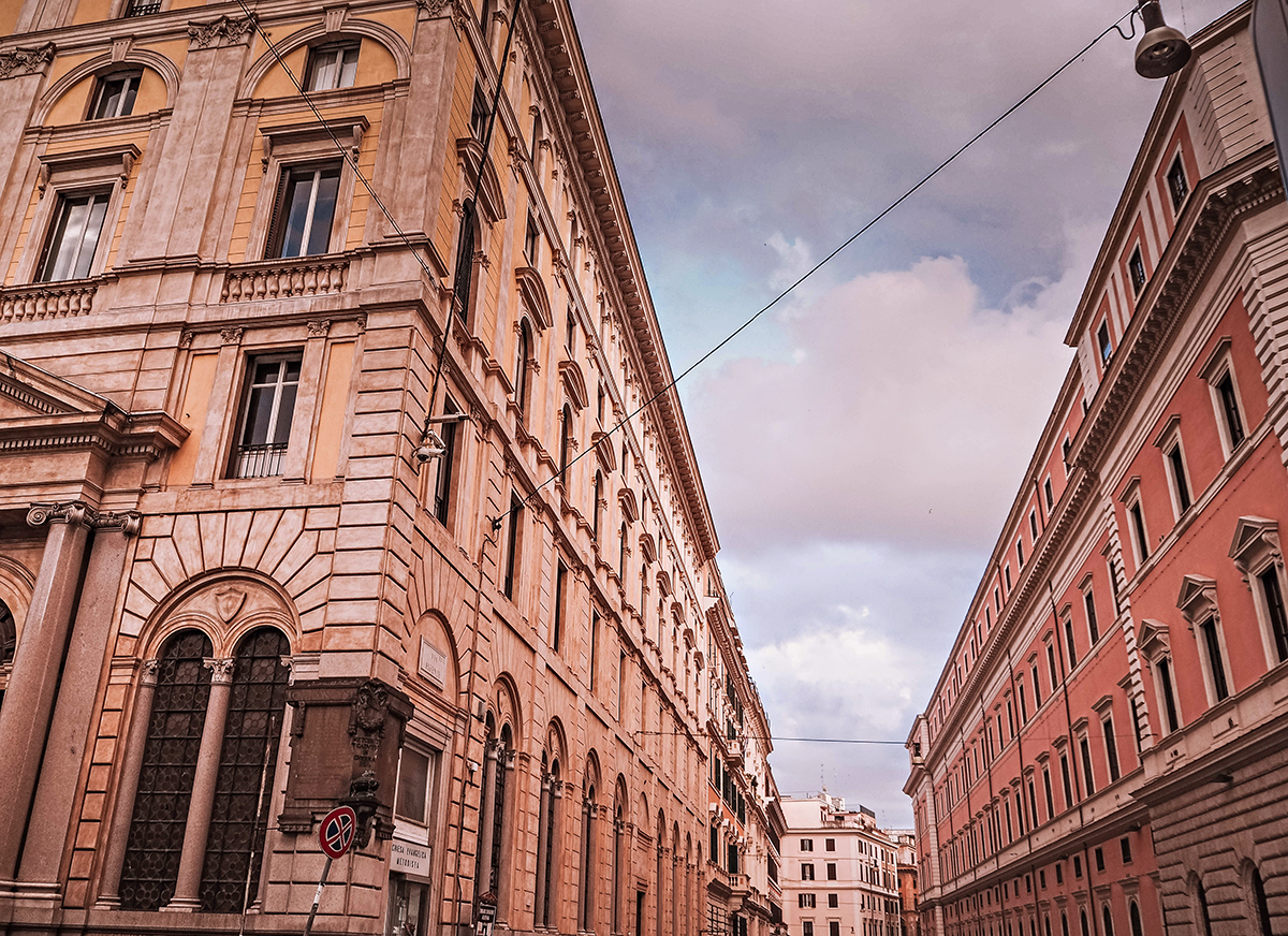 Street in Rome, Italy