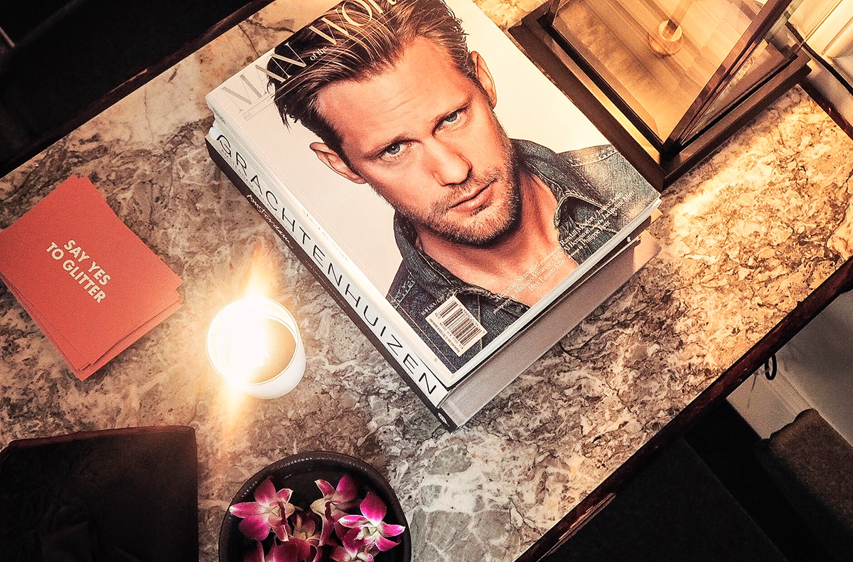 Magazine with Alexander Skarsgård