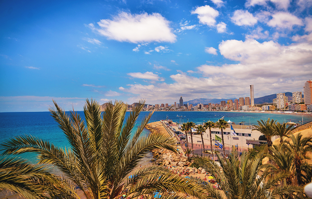 Levante Beach in Benidorm