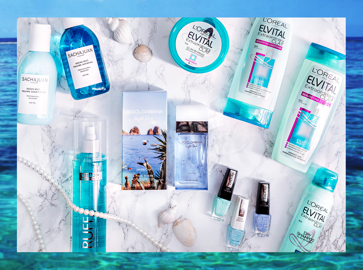 Ocean inspired beauty products