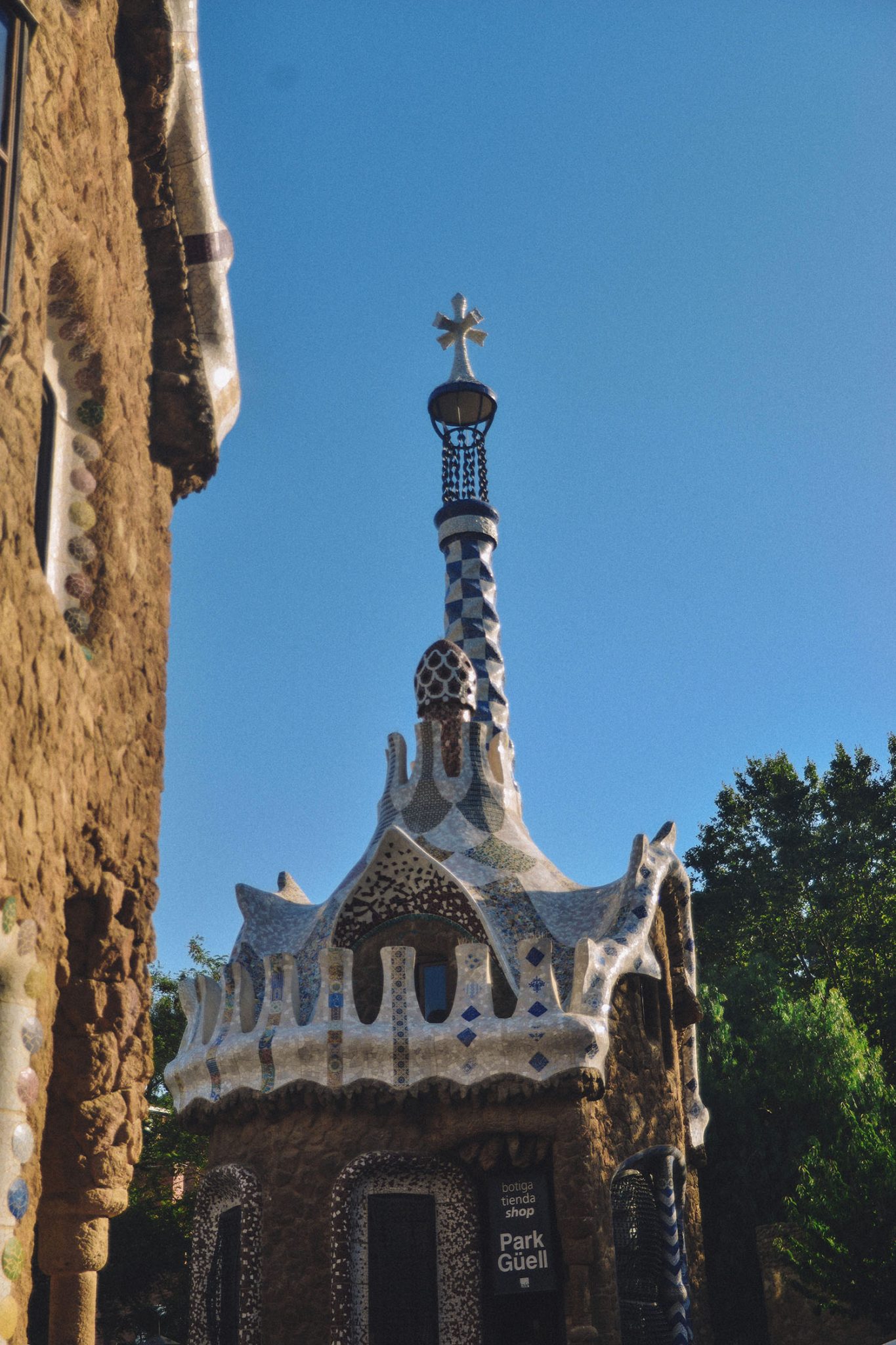 Park Guell in Barcelona, Spain