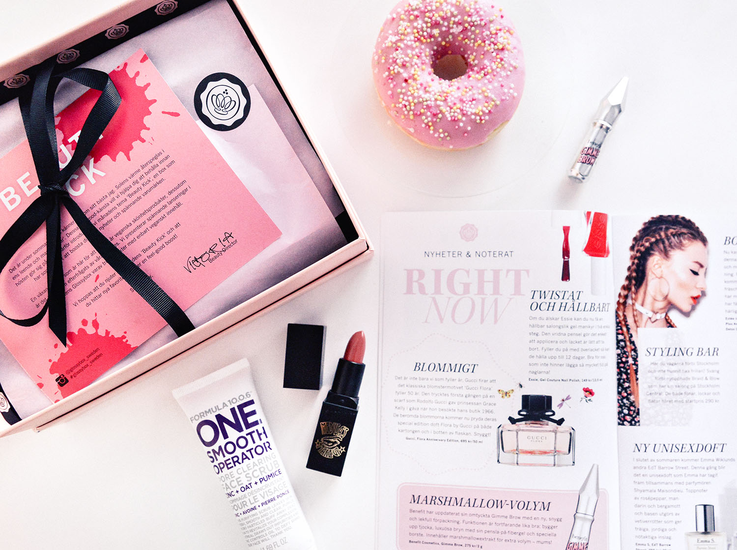 Glossybox Augusti 2016: Beauty Kick