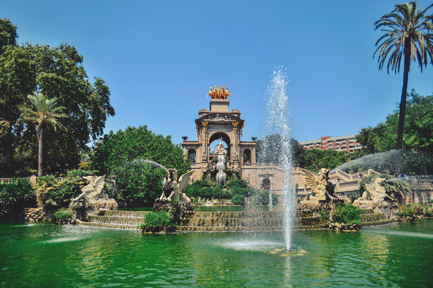 Parc de la Ciutadella - Fountain in Barcelona