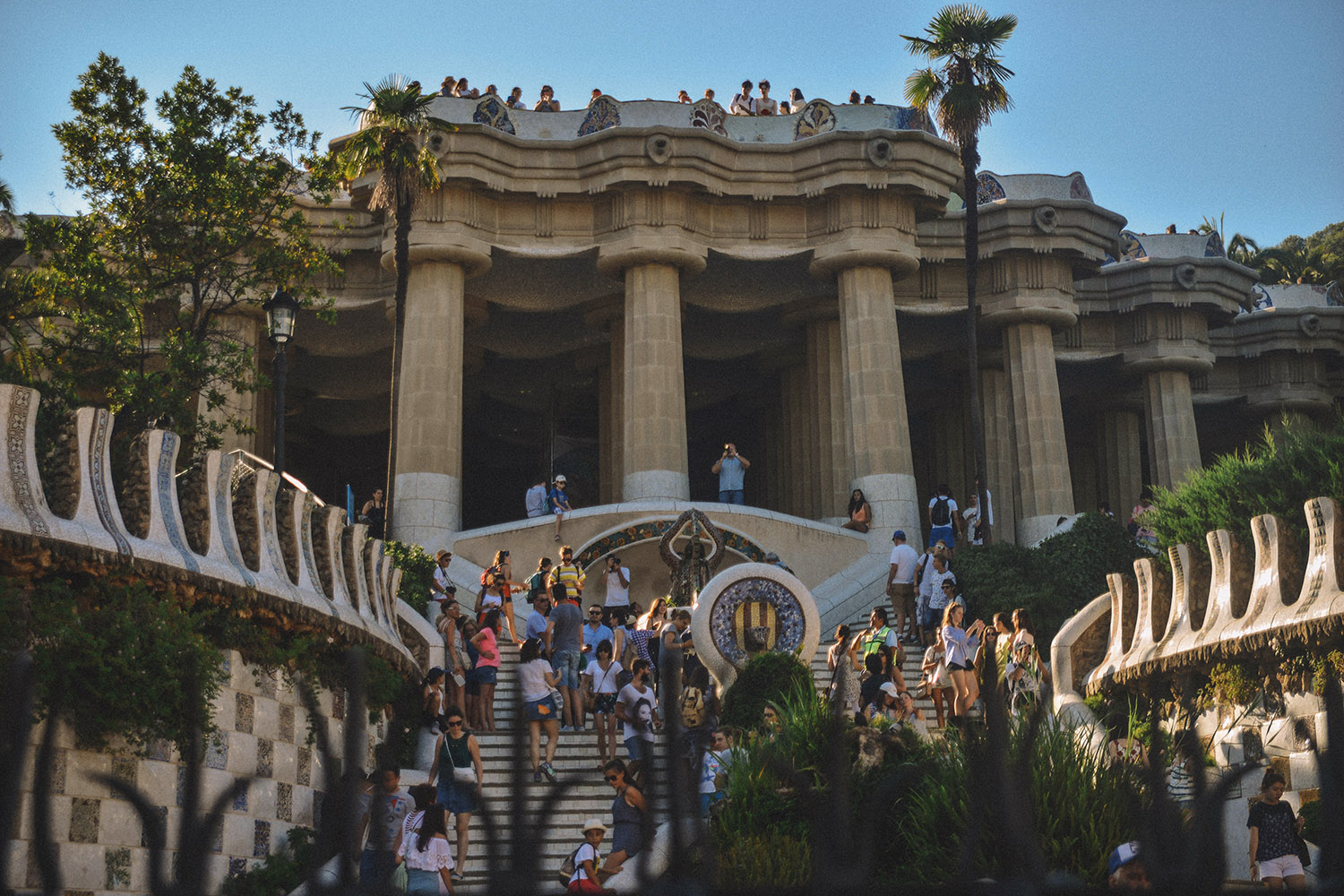 Park Guell in Barcelona, Spain