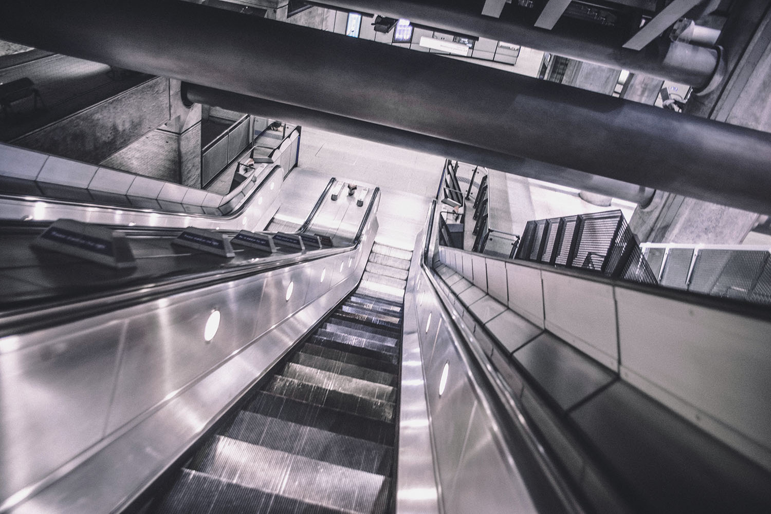 Empty London Underground