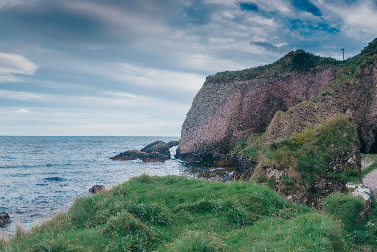 Storms End: Cushendun Caves, Co Antrim