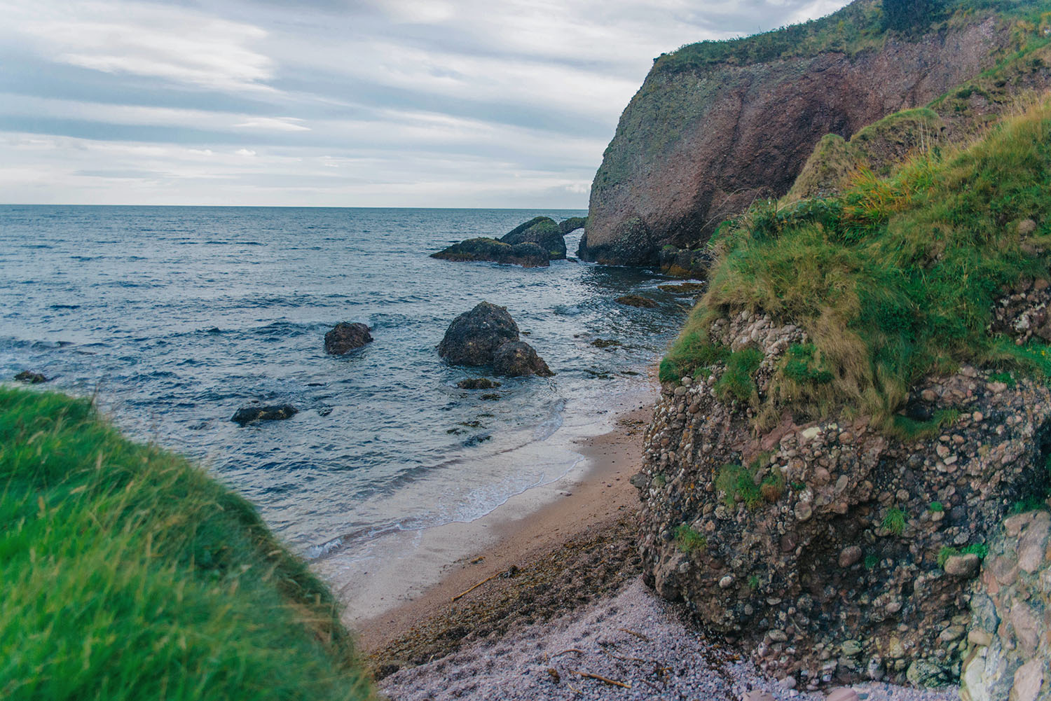 Storms End: Cushendun Caves, Co Antrim