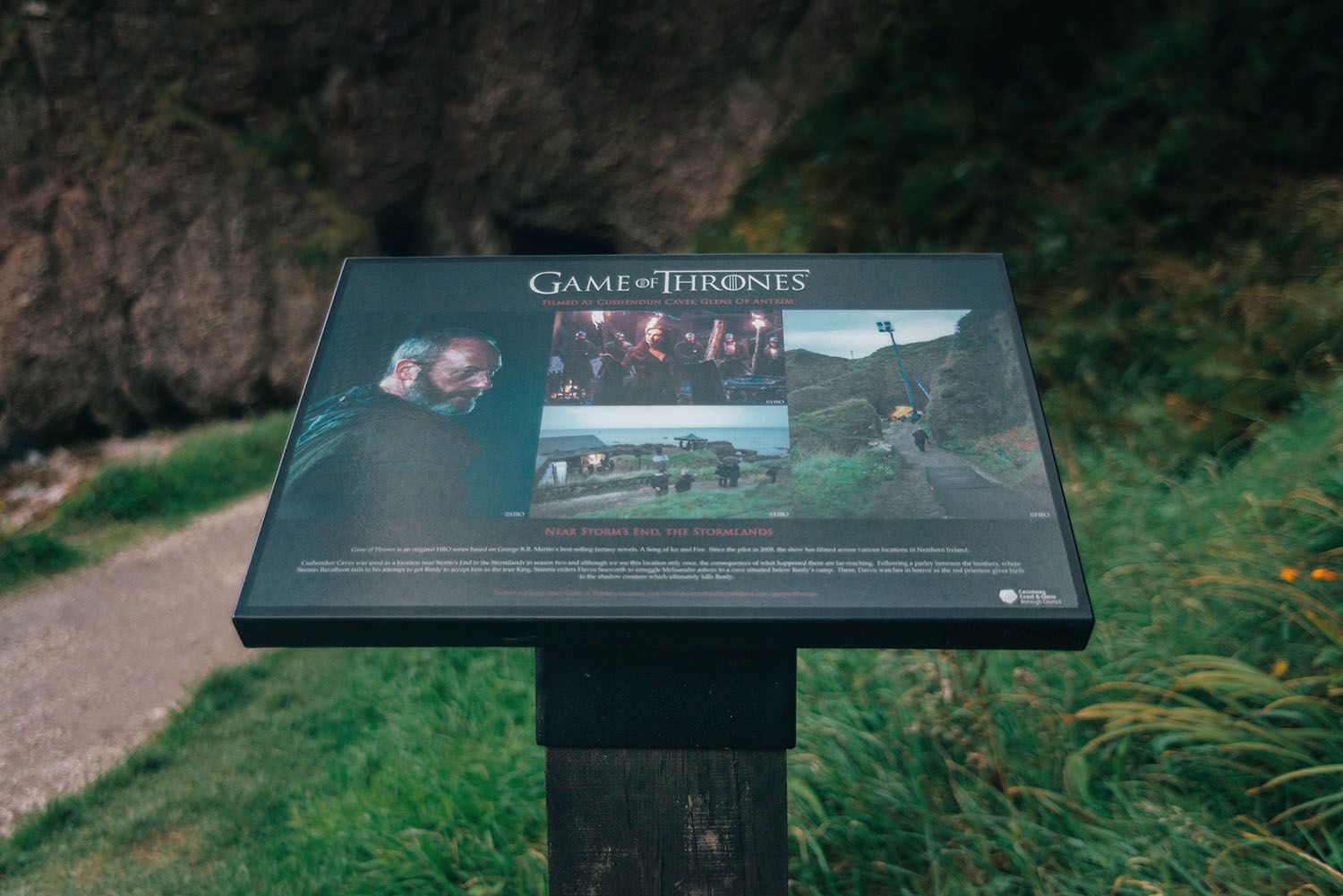 Storms End: Cushendun Caves, Co Antrim