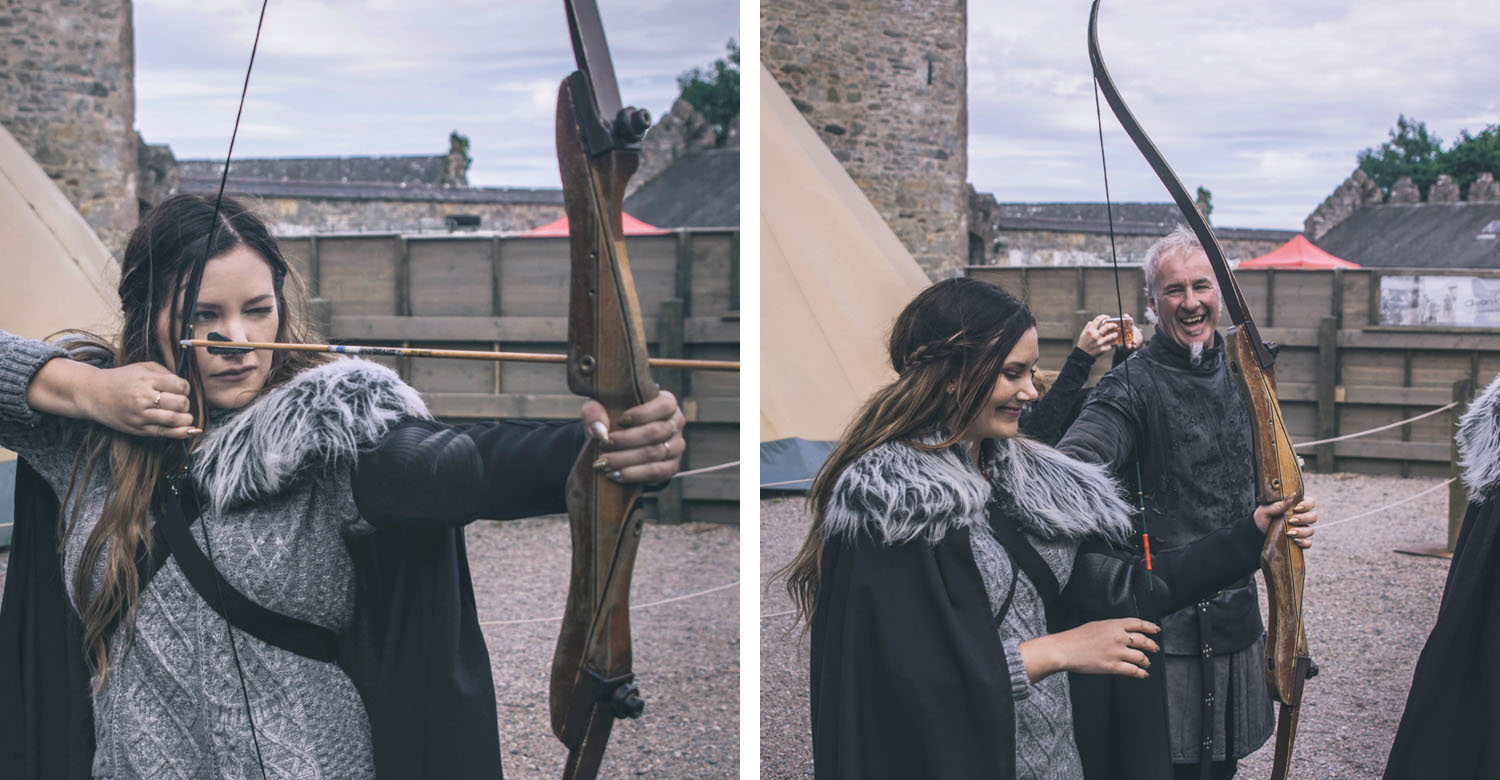 Game of Thrones archery experience at Winterfell Castle & Demesne