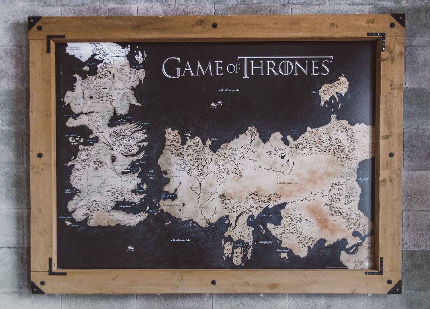 Game of Thrones Map of Westeros