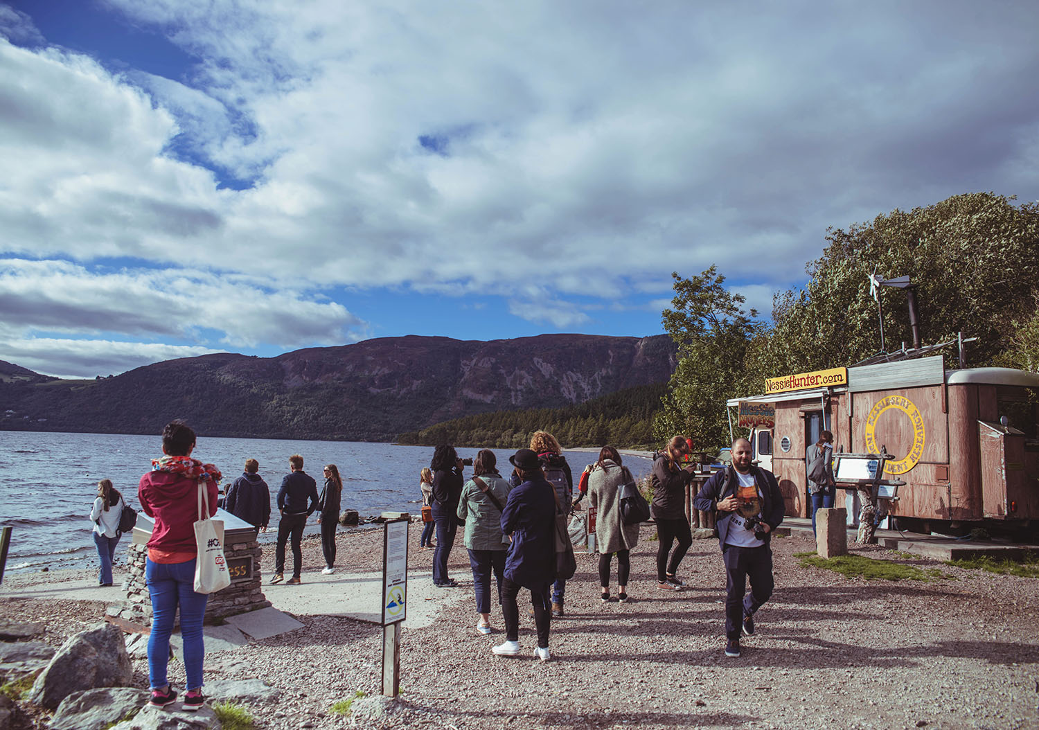 Searching for Nessie at Dores Beach