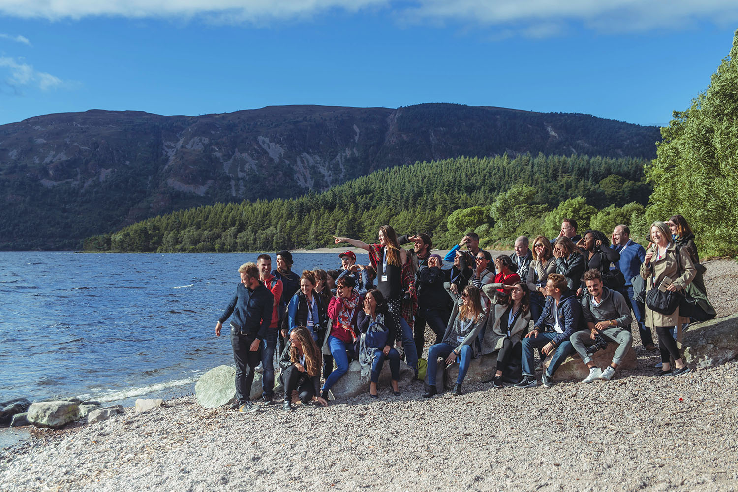 Bloggers looking for Nessie by Loch Ness