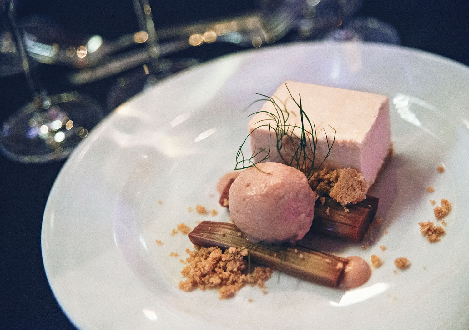 Scottish rhubarb dessert