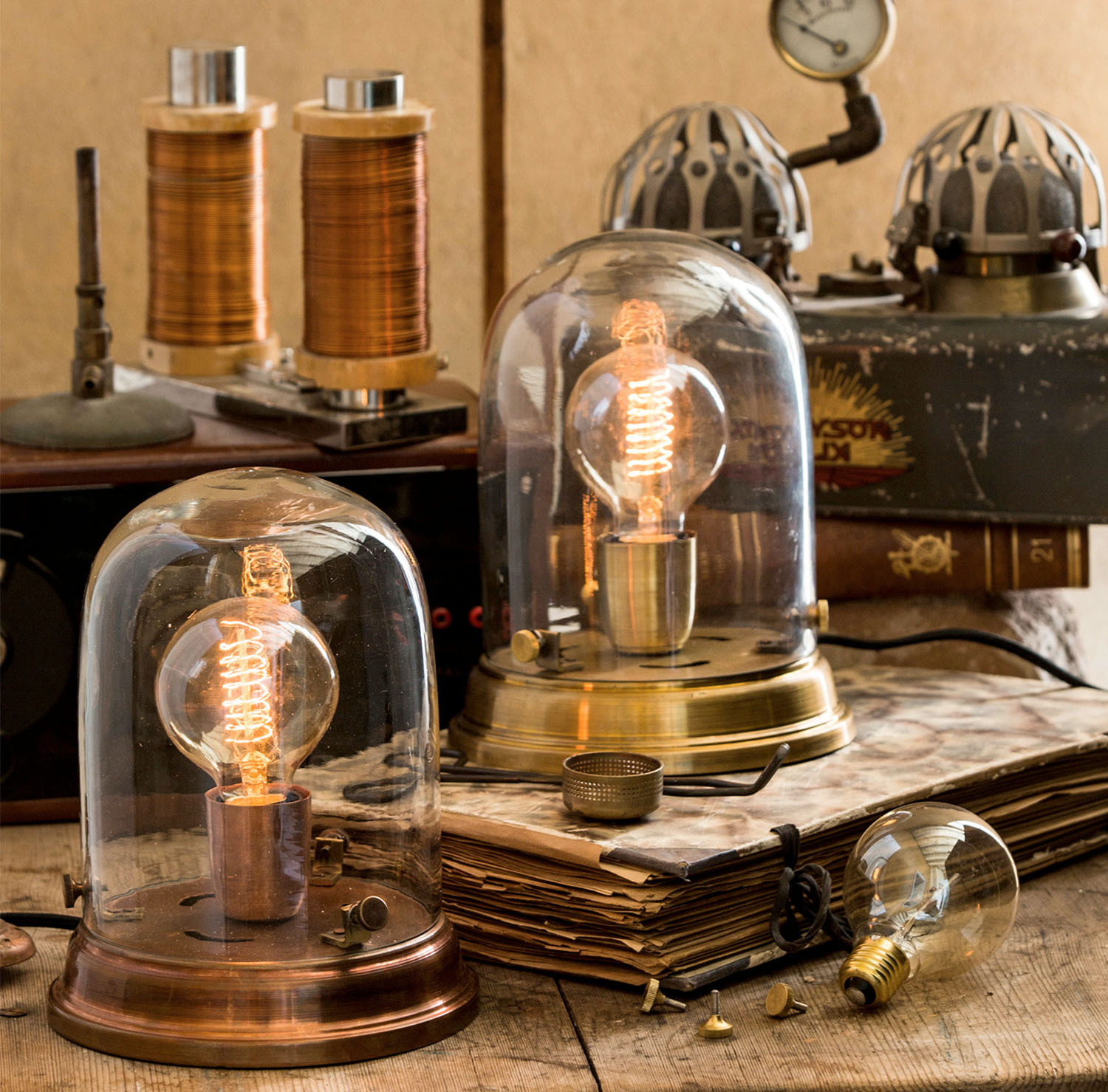 Tuffa ljuskällor (Bordslampa Edison) - Cool table lamp