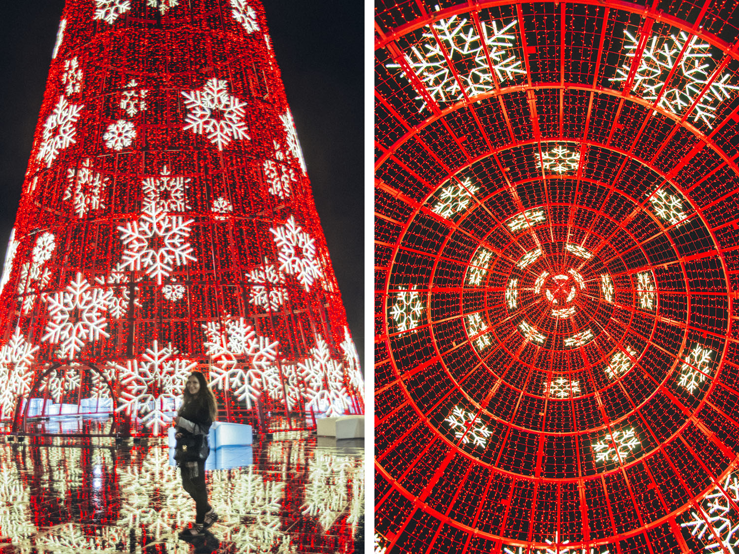 Red Christmas Tree Decoration in Madeira