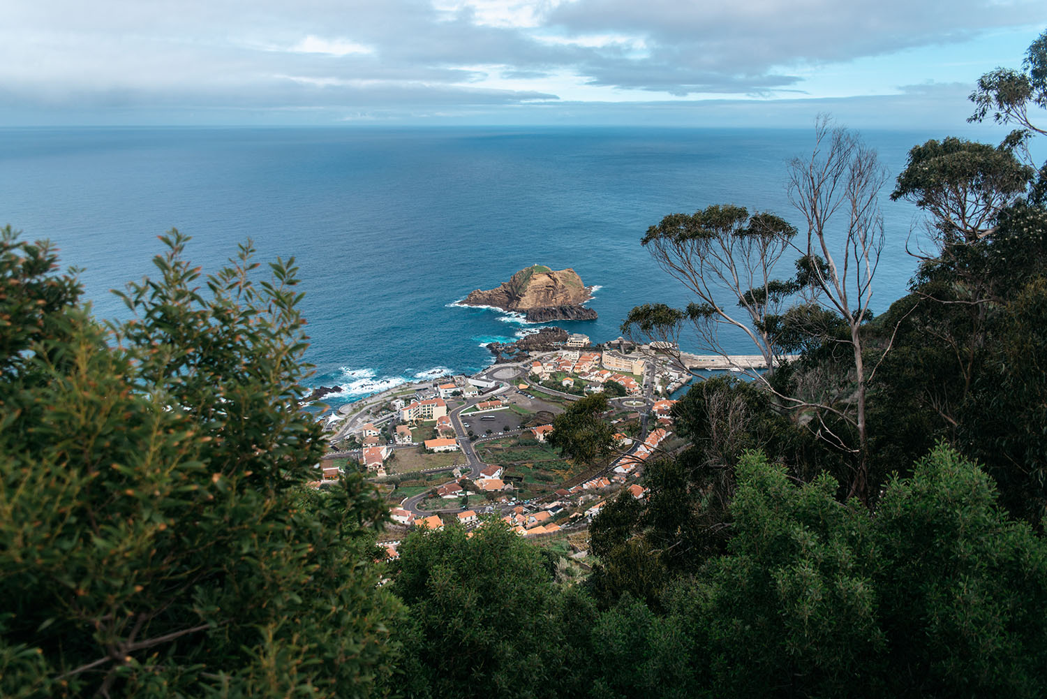 View over Porto Moniz in Madeira, Portugal