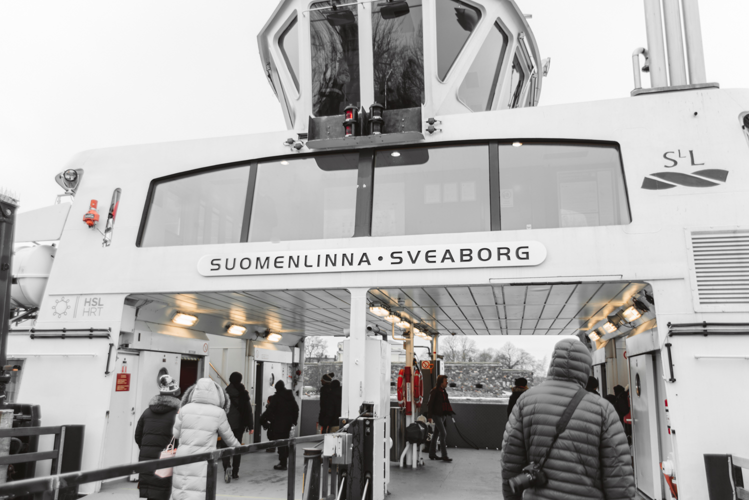 Ferry to Suomenlinna Sea Fortress in Helsinki