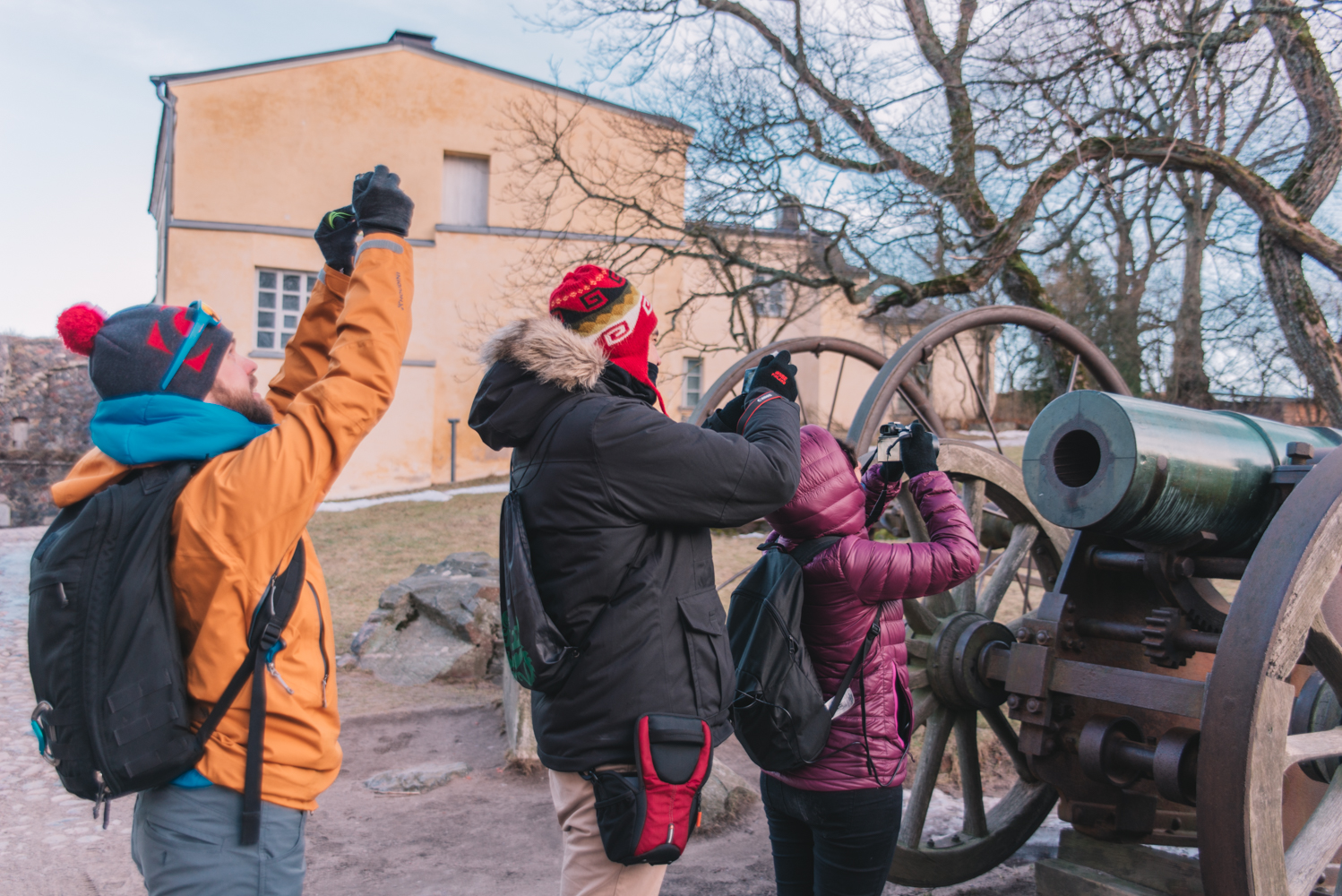 Travel Bloggers at Suomenlinna - NbeFinland