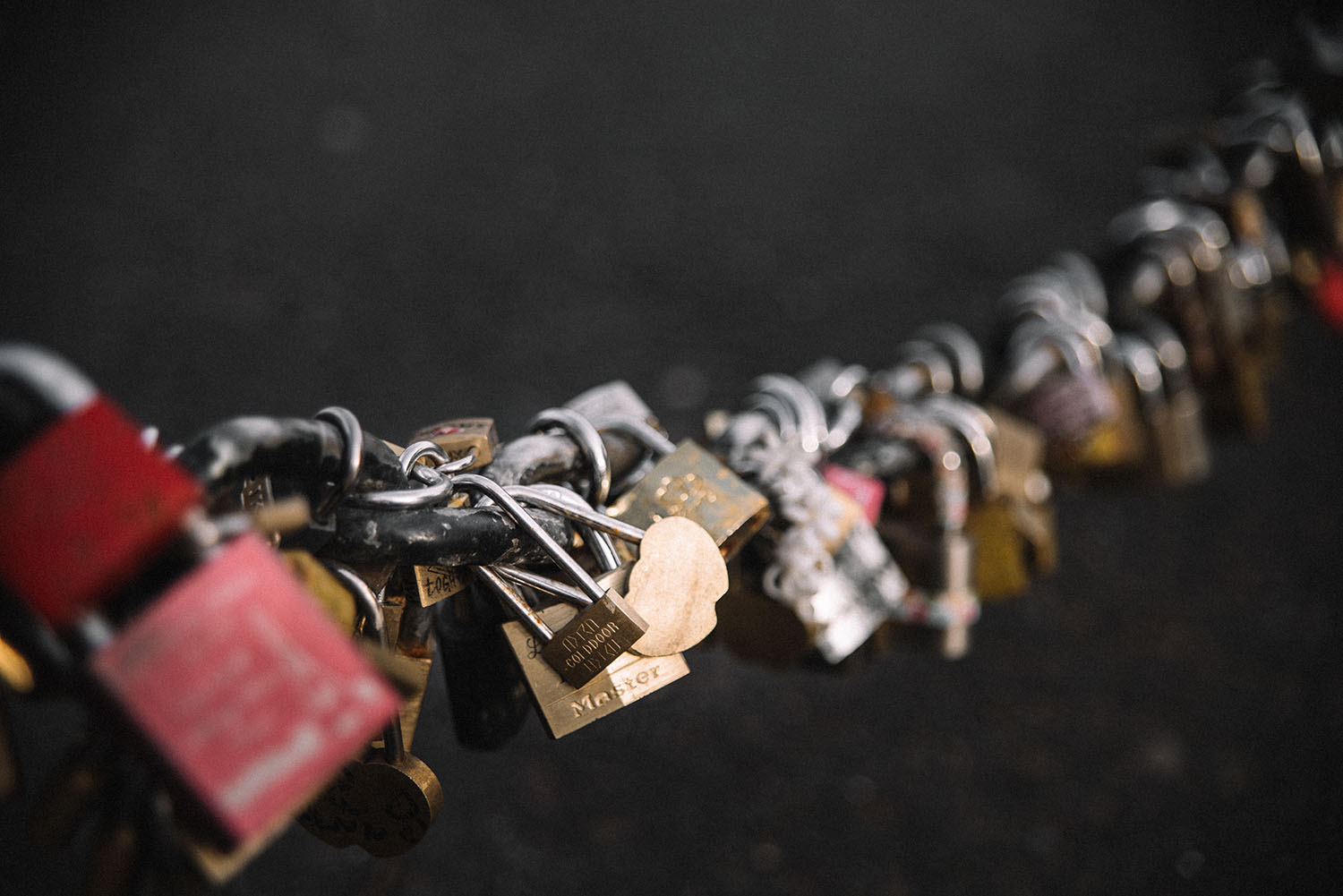 Love locks in Paris