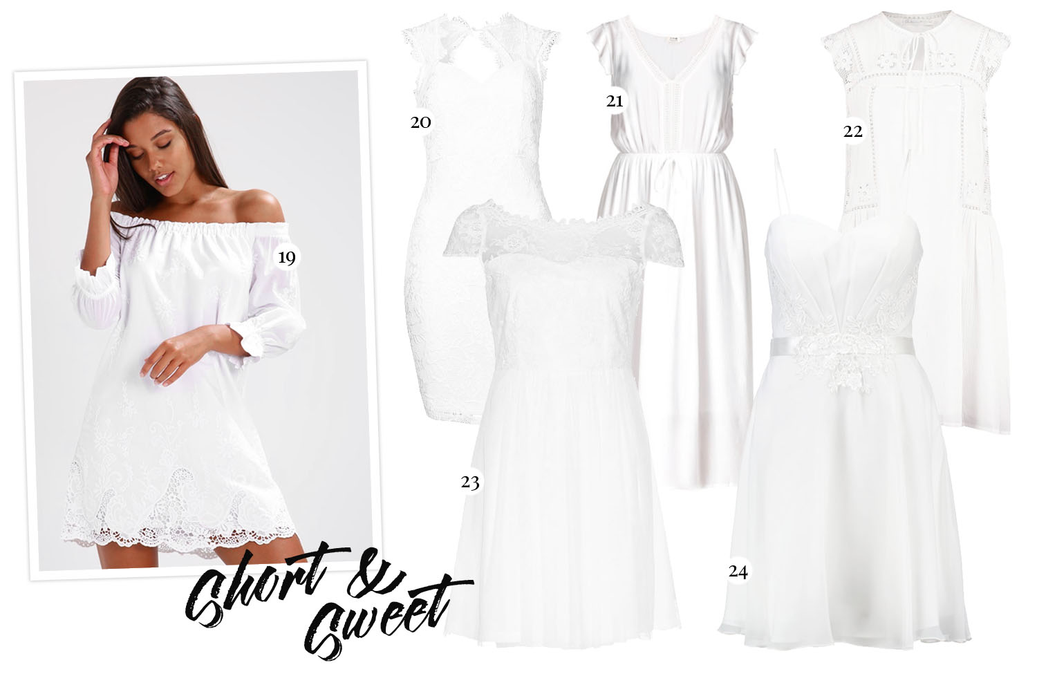 White Short Graduation Dresses - Hitta din perfekta Studentklänning